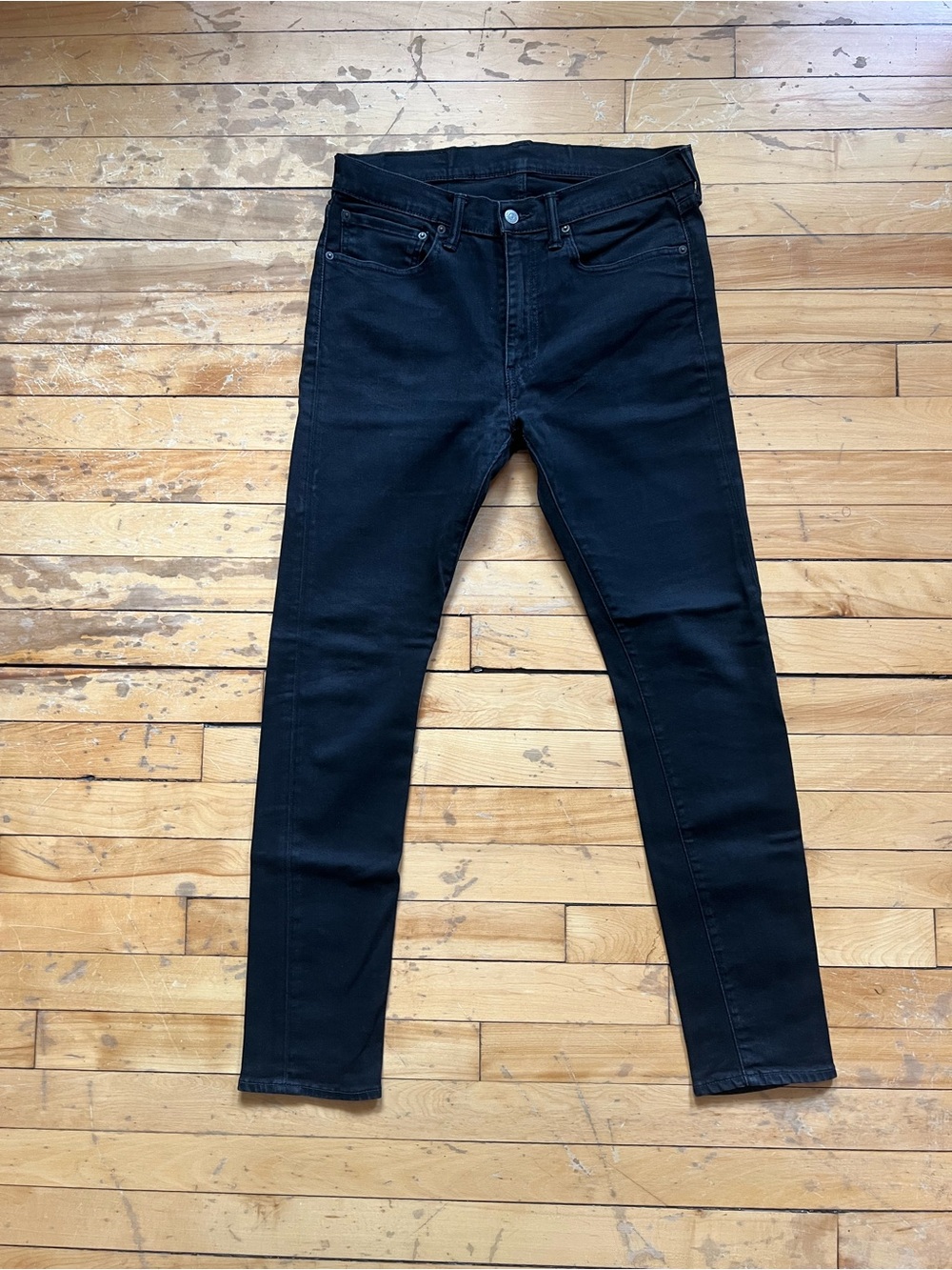 Men's Black Denim slim fit : Model 519